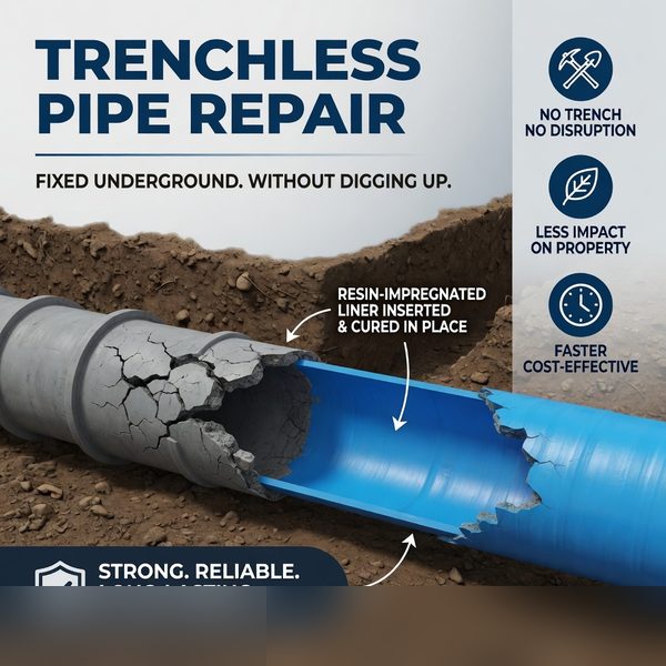 Epoxy CIPP pipe lining process McKinney TX